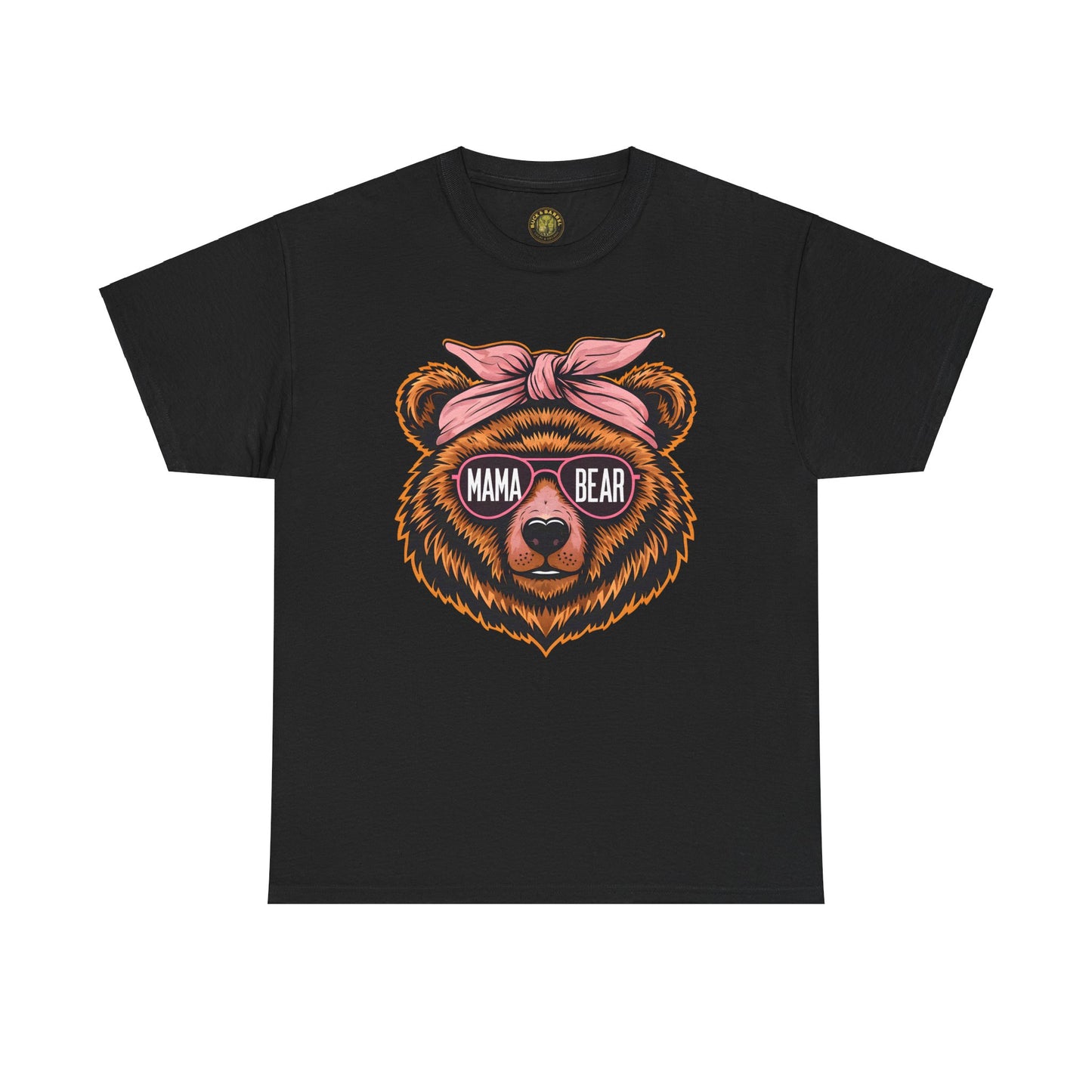 Mama Bear Unisex Heavy Cotton Tee - Cute Graphic T-Shirt for Moms