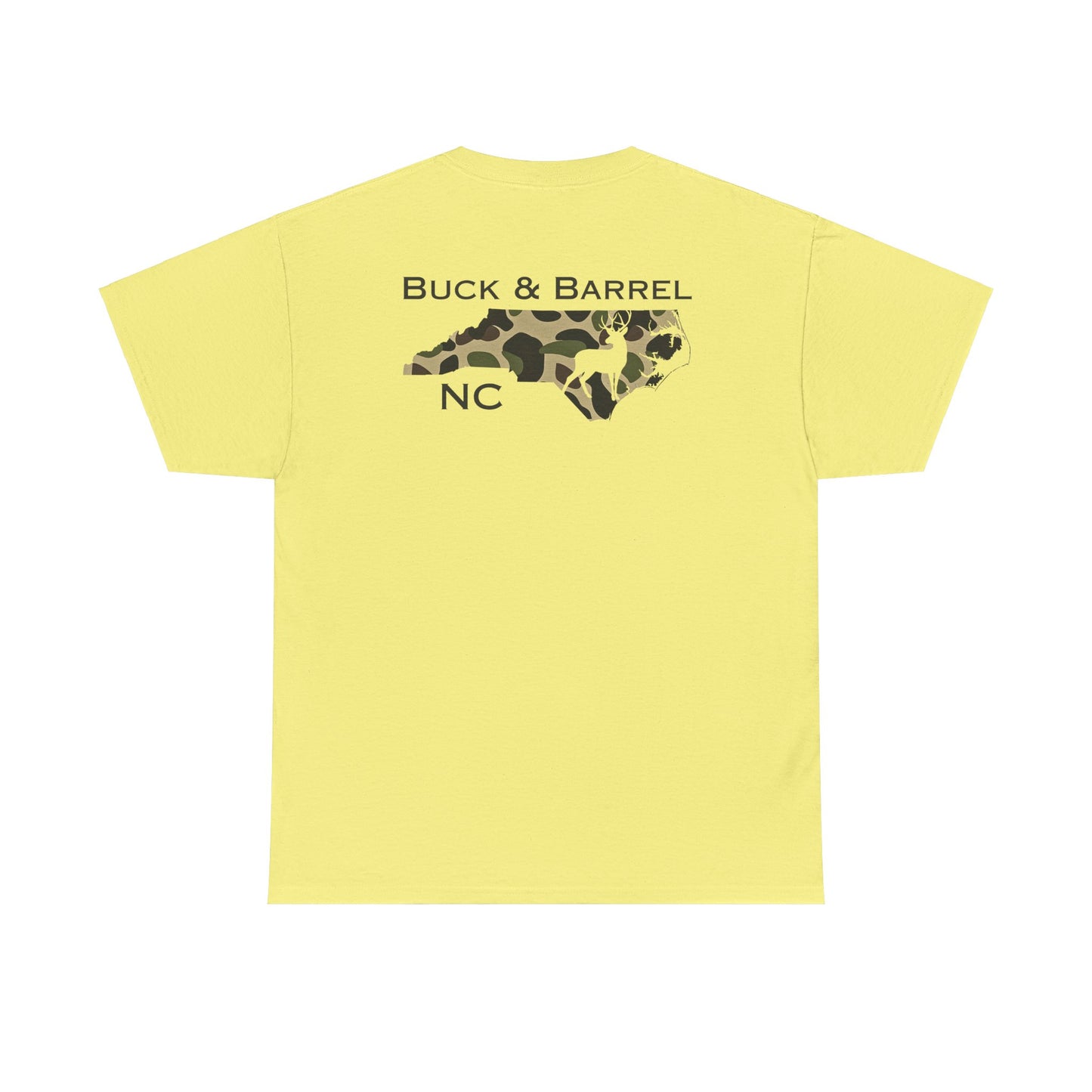 NC DEER heavy cotton Tee - Buck & Barrel NC Design