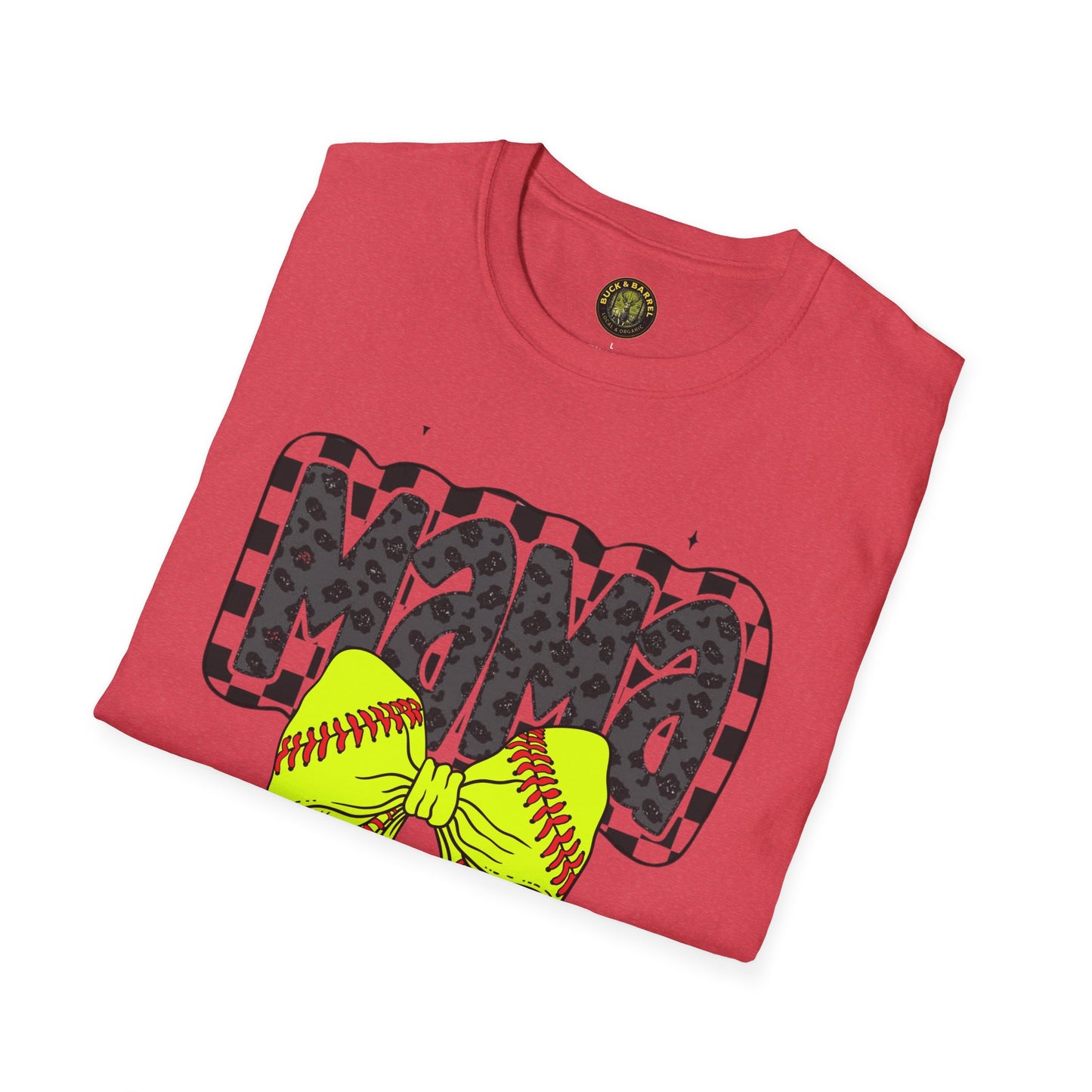 Mama Softball Softstyle T-Shirt