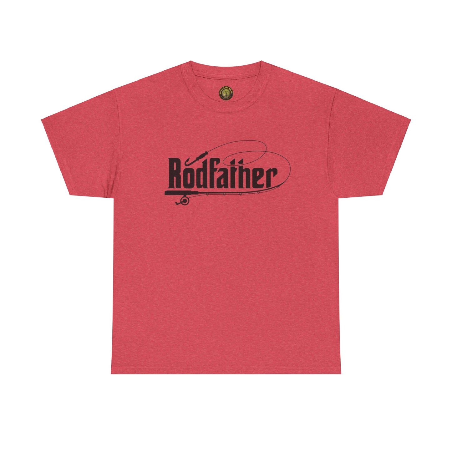 RodFather Fishing Tee - Unisex Heavy Cotton T-Shirt for Anglers