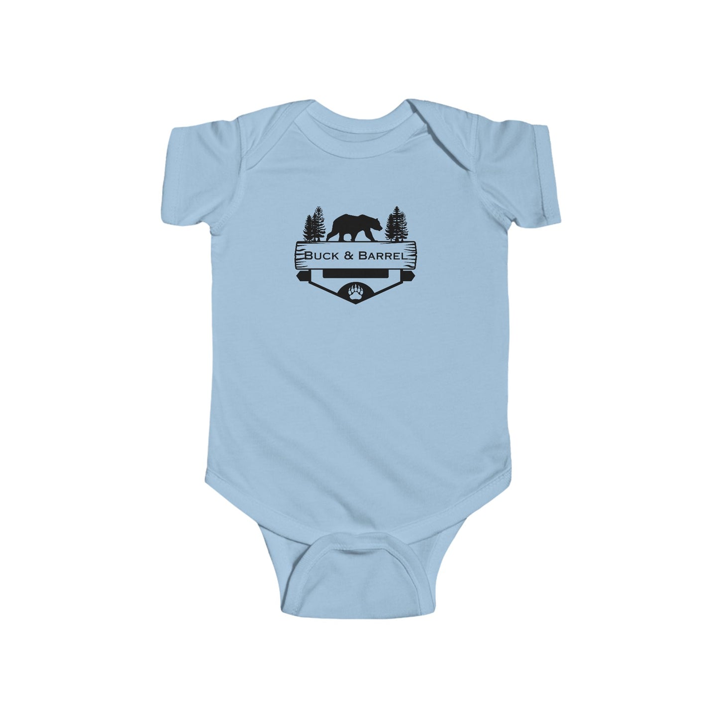 Buck & Barrel Infant Bodysuit - Cute Wildlife Baby Outfit