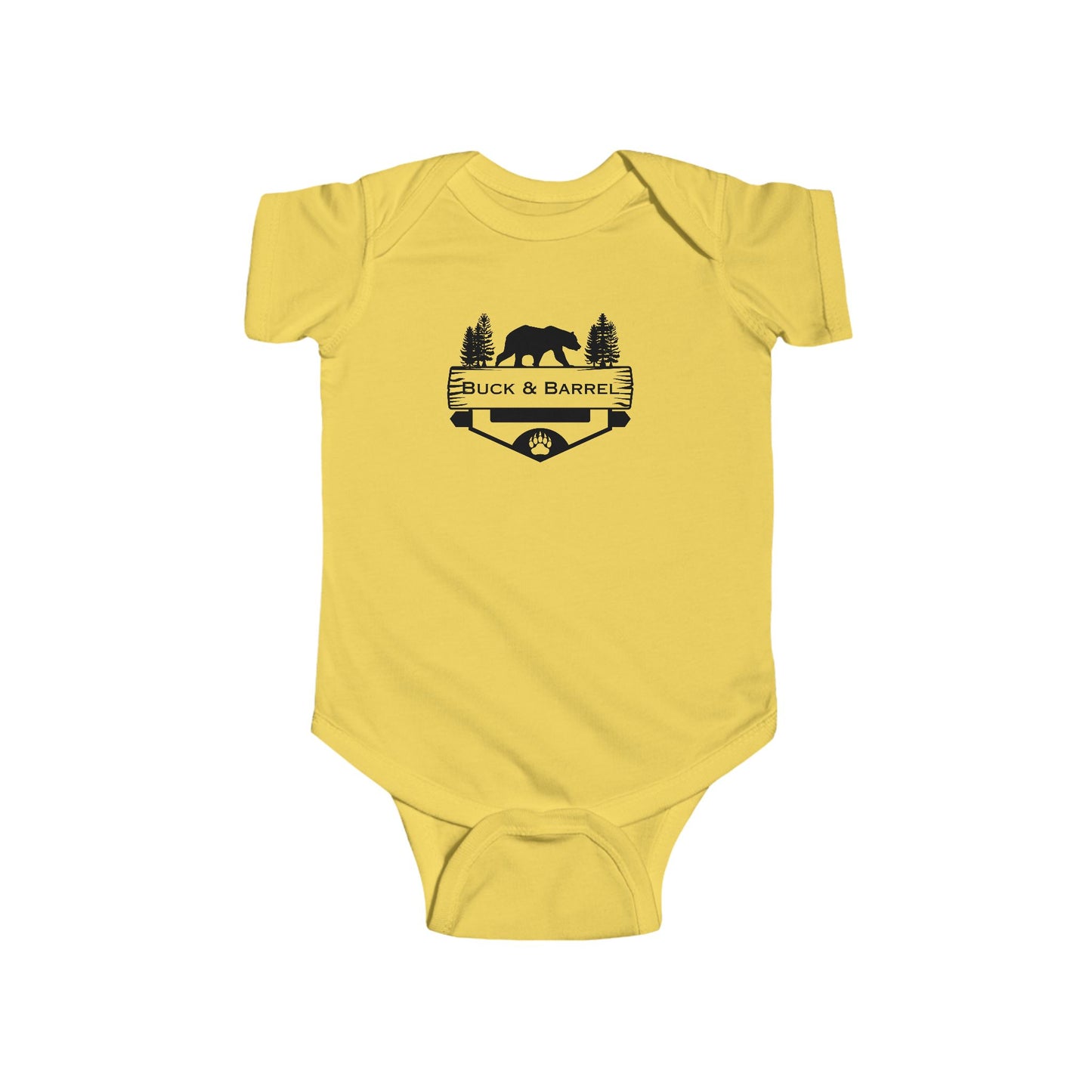 Buck & Barrel Infant Bodysuit - Cute Wildlife Baby Outfit