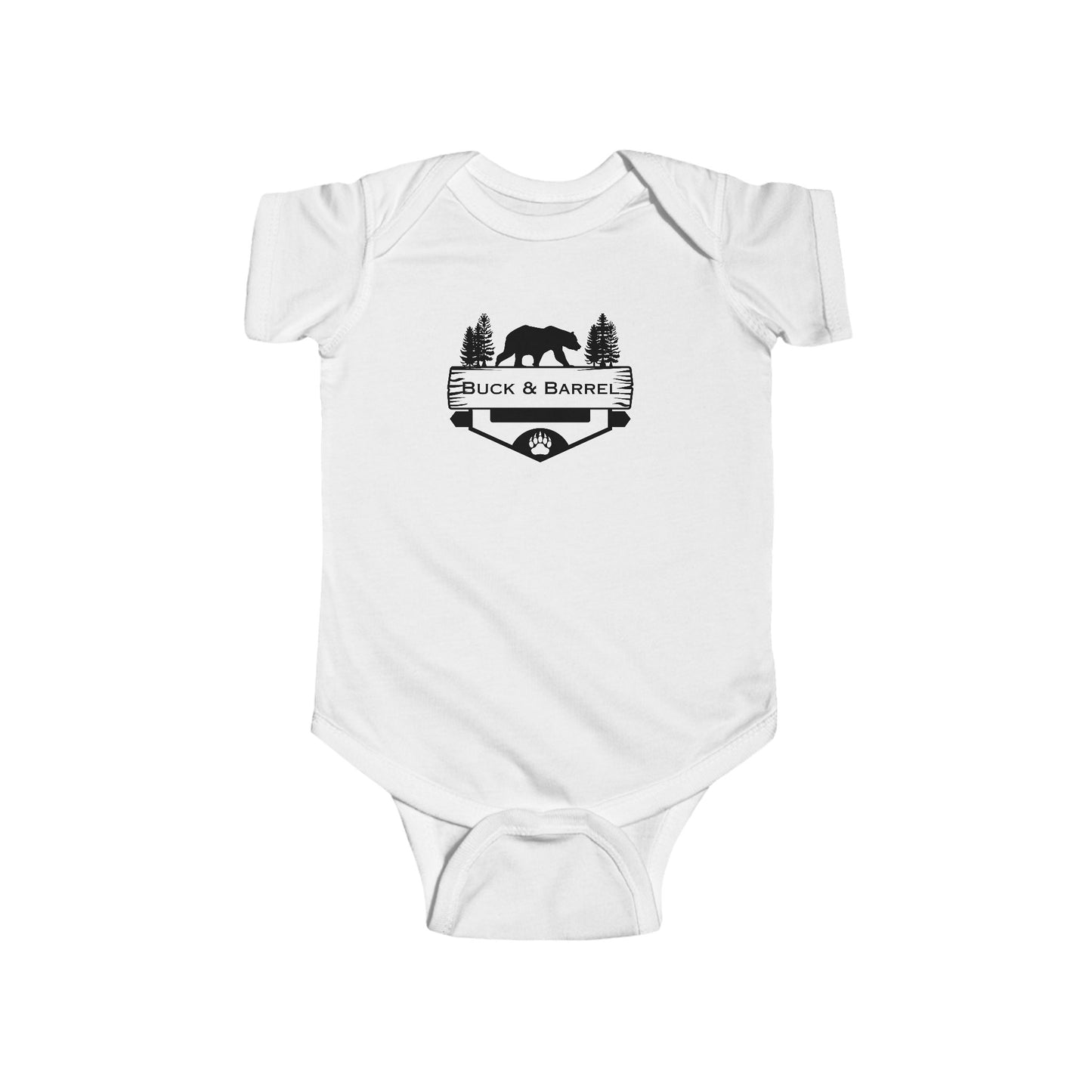 Buck & Barrel Infant Bodysuit - Cute Wildlife Baby Outfit