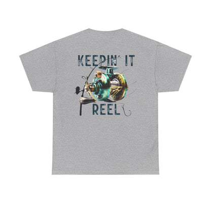 Funny Fishing T-Shirt - "Keepin' It Reel" Design