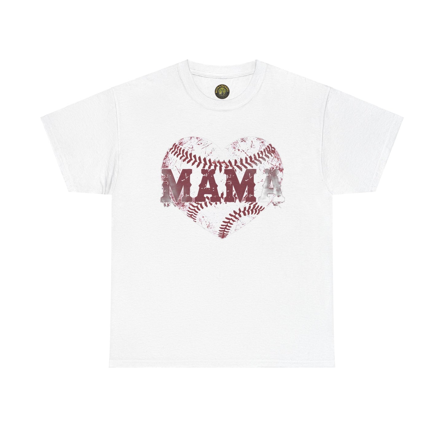 MAMA Baseball heart Unisex Heavy Cotton Tee