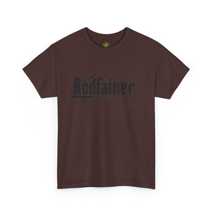 RodFather Fishing Tee - Unisex Heavy Cotton T-Shirt for Anglers