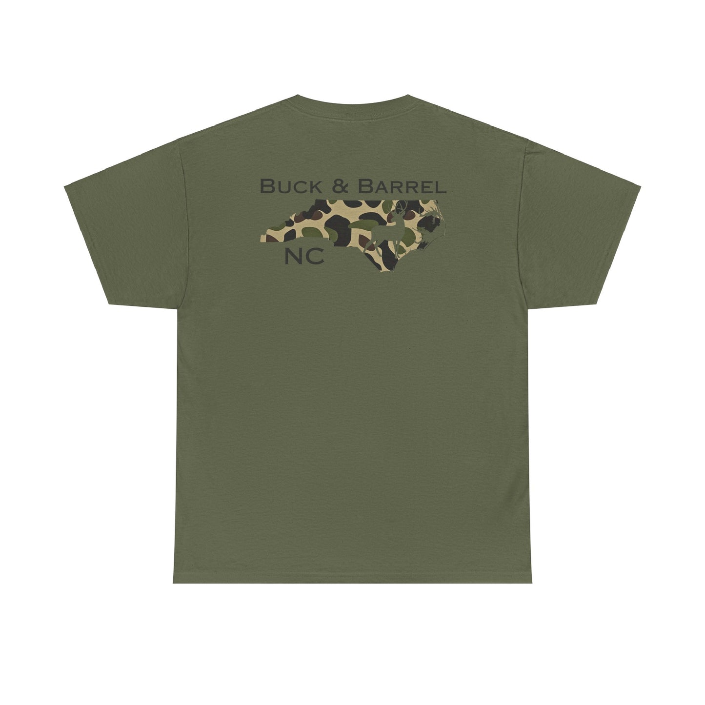 NC DEER heavy cotton Tee - Buck & Barrel NC Design