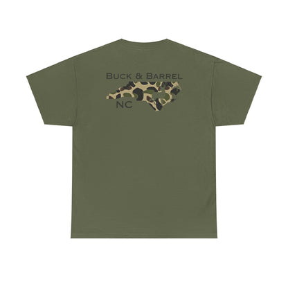 NC DEER heavy cotton Tee - Buck & Barrel NC Design