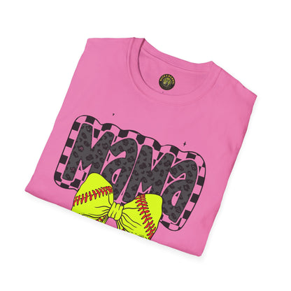 Mama Softball Softstyle T-Shirt