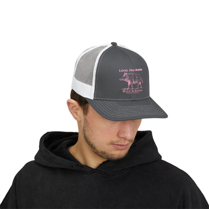 Local Hog Hunter Snapback Trucker Cap - Buck & Barrel, Stylish Outdoor Hat