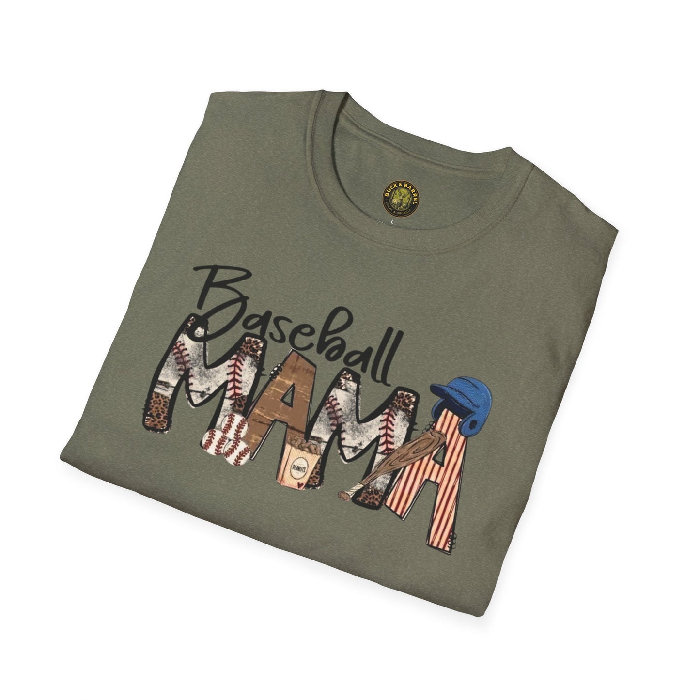 Baseball MAMA Softstyle T-Shirt