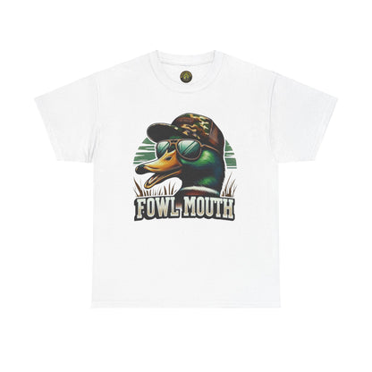 Fowl Mouth Duck Graphic Unisex Heavy Cotton Tee