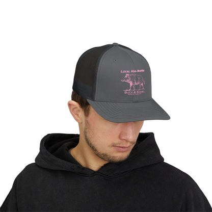 Local Hog Hunter Snapback Trucker Cap - Buck & Barrel, Stylish Outdoor Hat