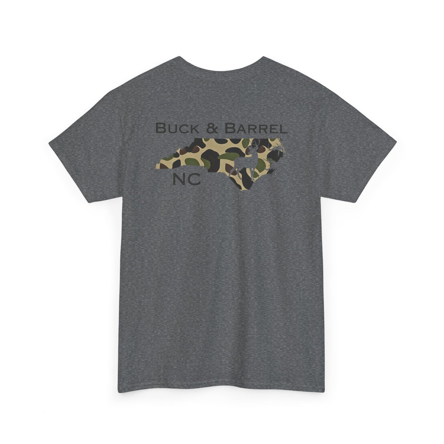 NC DEER heavy cotton Tee - Buck & Barrel NC Design