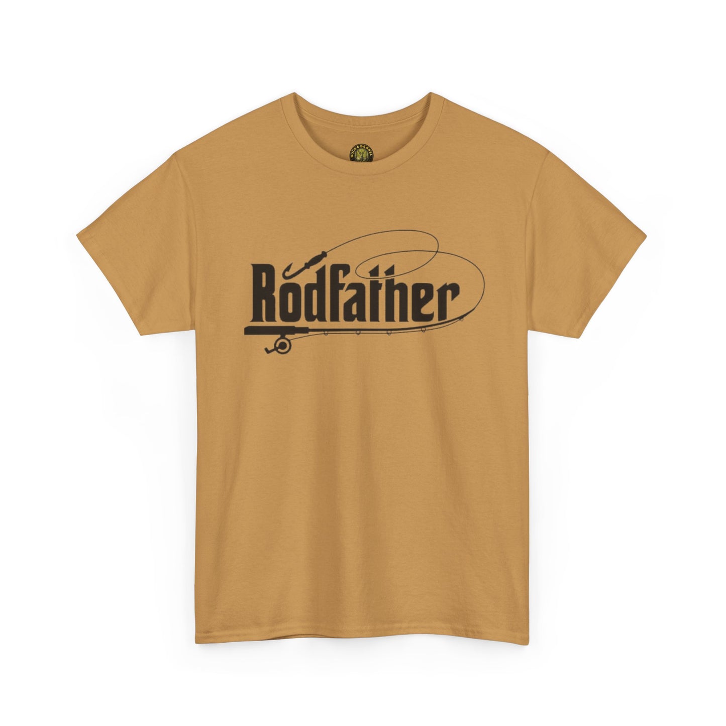 RodFather Fishing Tee - Unisex Heavy Cotton T-Shirt for Anglers