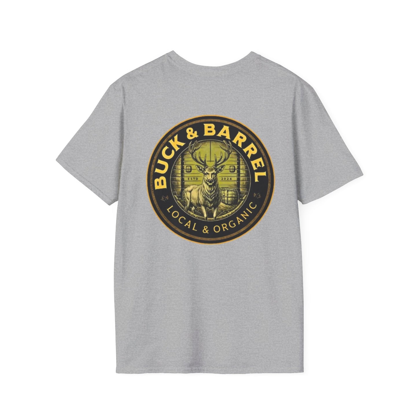 Buck & Barrel Unisex Softstyle T-Shirt - Local & Organic Outdoor Vibe