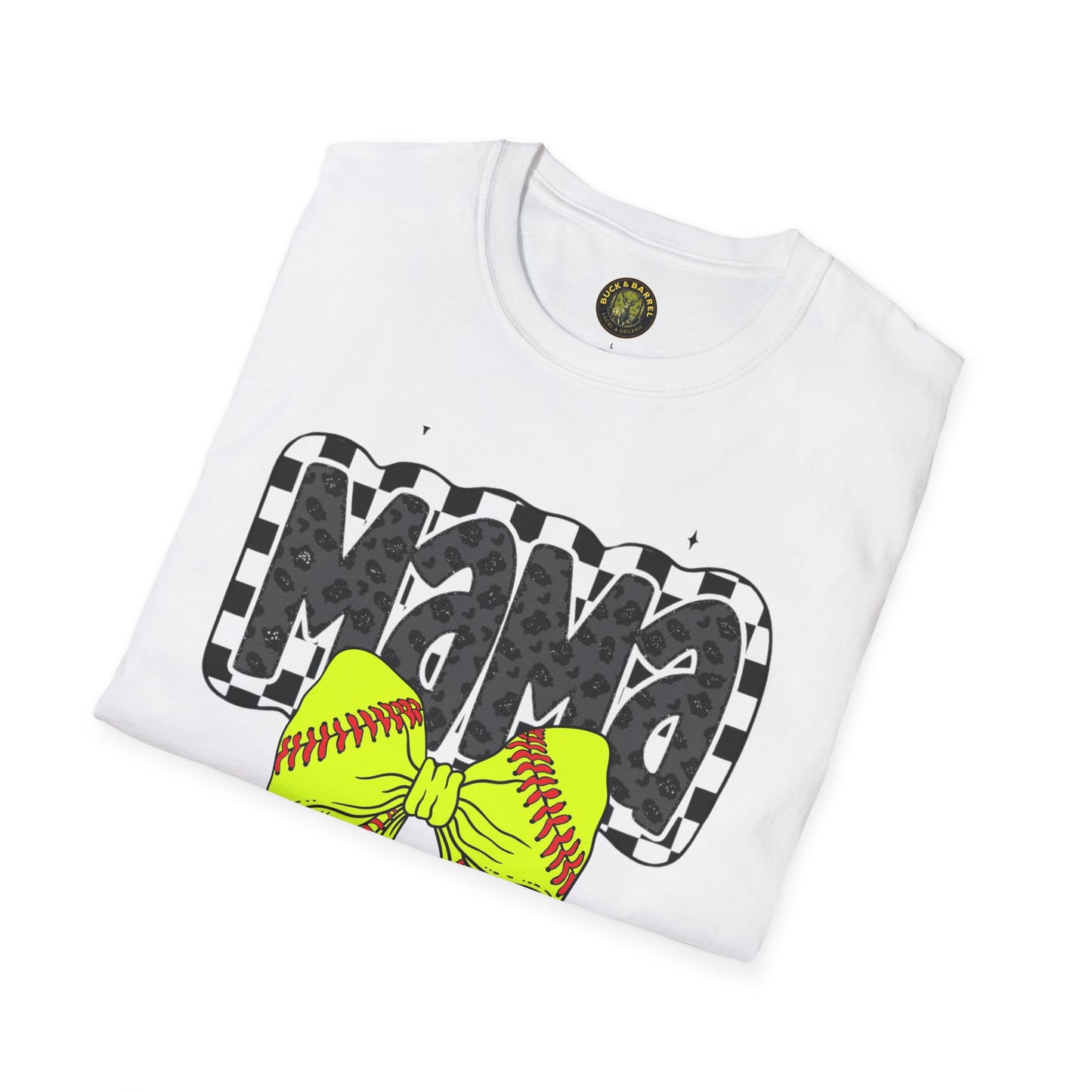 Mama Softball Softstyle T-Shirt