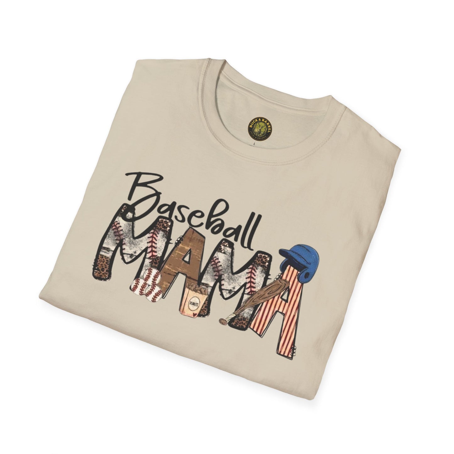 Baseball MAMA Softstyle T-Shirt