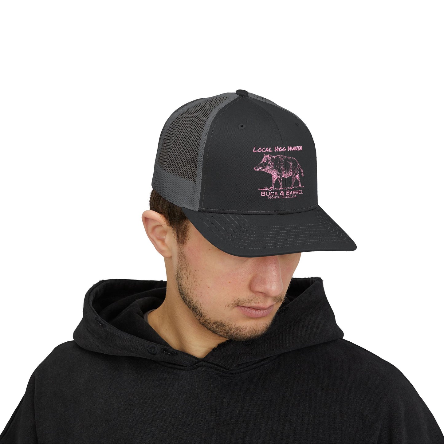 Local Hog Hunter Snapback Trucker Cap - Buck & Barrel, Stylish Outdoor Hat