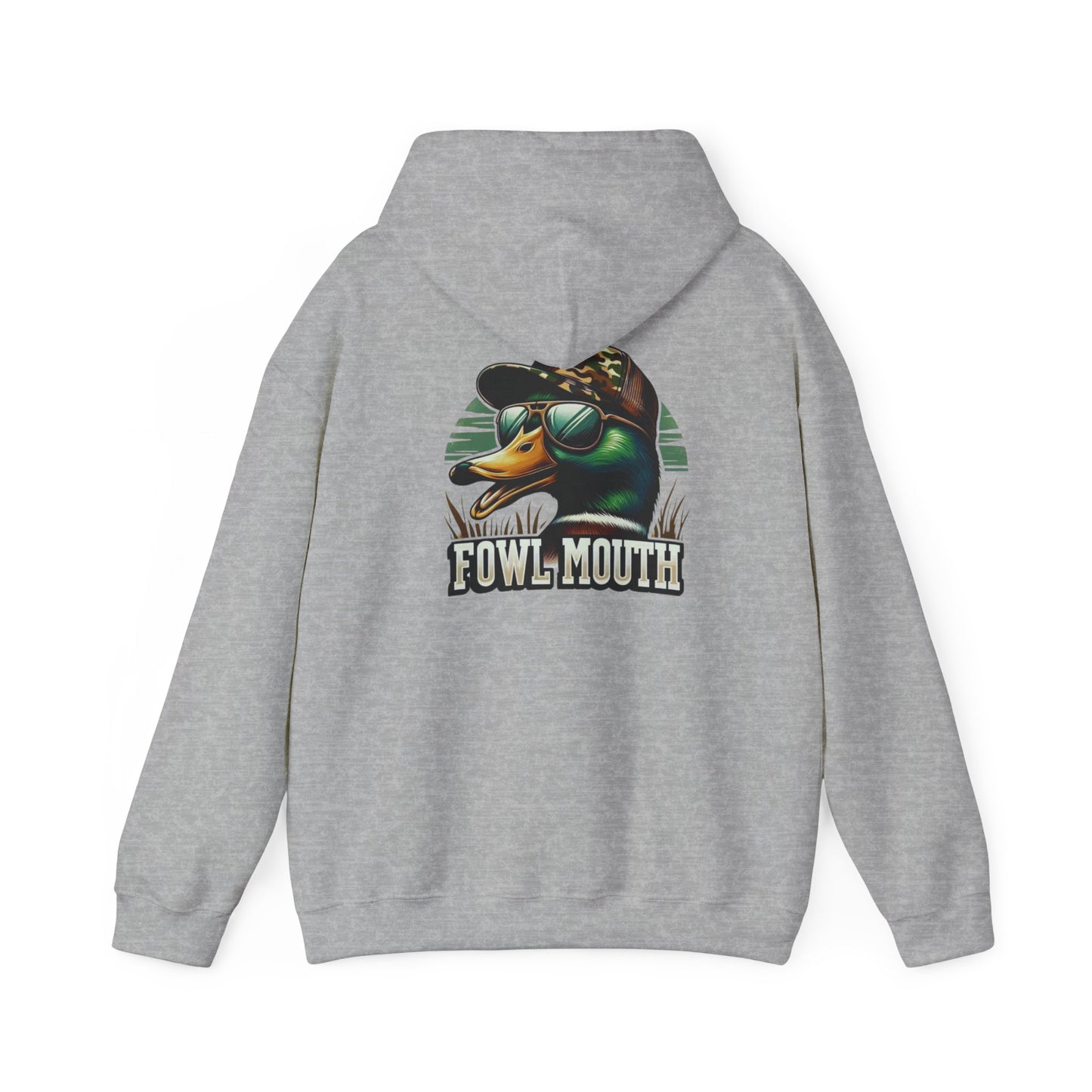 Fowl Mouth Unisex Heavy Blend™ Hoodie - Cool Duck Graphic Sweatshirt