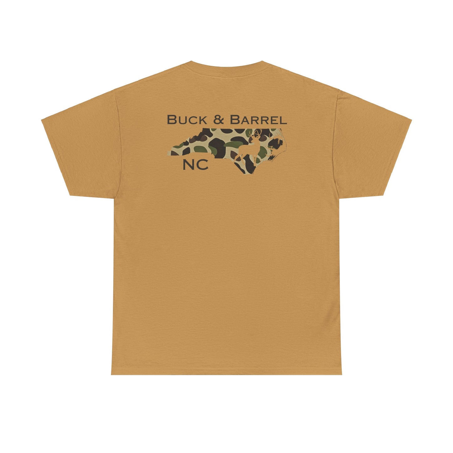 NC DEER heavy cotton Tee - Buck & Barrel NC Design