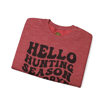 Hello Hunting Season Sweatshirt - Unisex Heavy Blend™ Crewneck