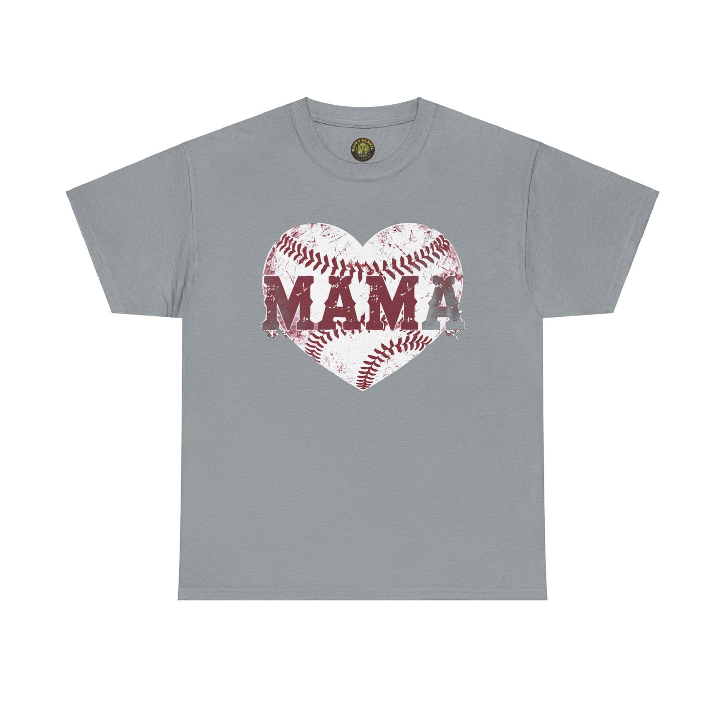 MAMA Baseball heart Unisex Heavy Cotton Tee