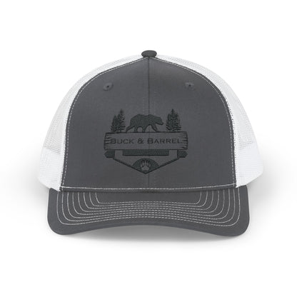 Rustic Buck & Barrel Snapback Trucker Cap for Outdoors Enthusiasts