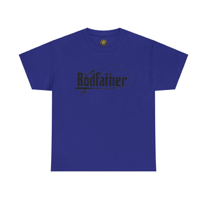 RodFather Fishing Tee - Unisex Heavy Cotton T-Shirt for Anglers