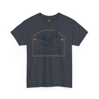 Buck & Barrel Unisex Heavy Cotton Tee - Perfect for Outdoors Enthusiasts