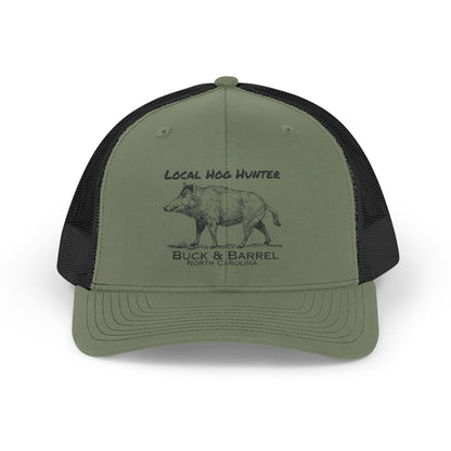 Local Hog Hunter Snapback Trucker Cap - Perfect for Outdoor Enthusiasts