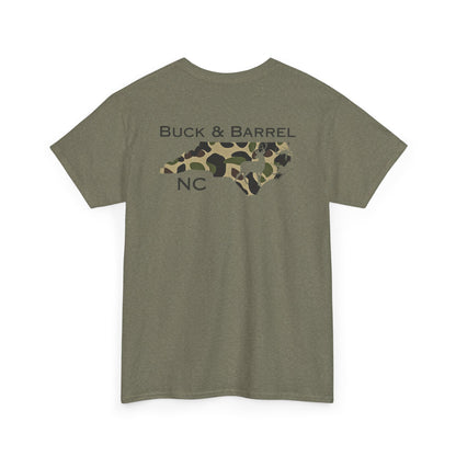 NC DEER heavy cotton Tee - Buck & Barrel NC Design