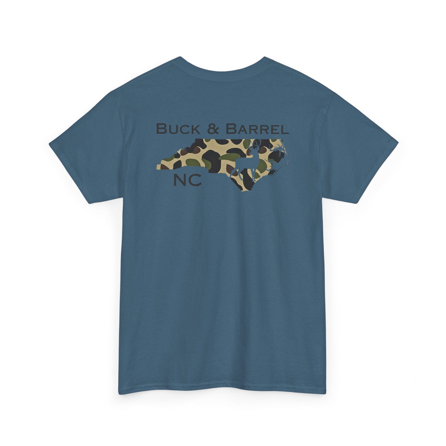 NC DEER heavy cotton Tee - Buck & Barrel NC Design