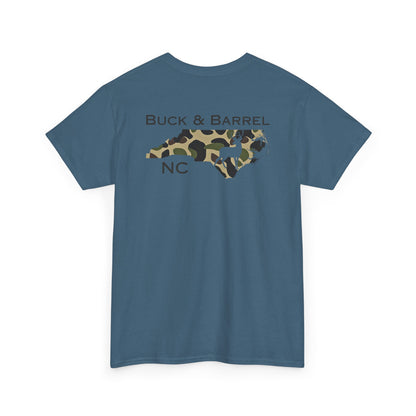 NC DEER heavy cotton Tee - Buck & Barrel NC Design