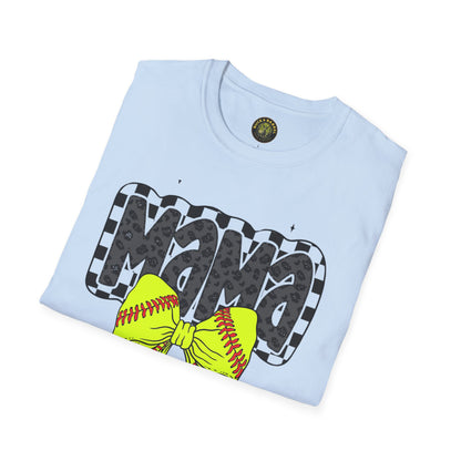 Mama Softball Softstyle T-Shirt