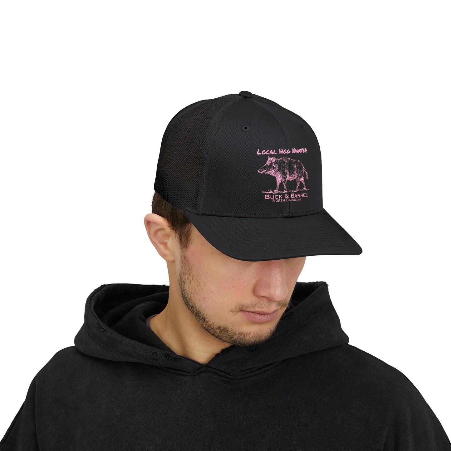 Local Hog Hunter Snapback Trucker Cap - Buck & Barrel, Stylish Outdoor Hat