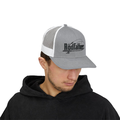 RodFather Fishing Snapback Trucker Cap - Casual Outdoor Hat