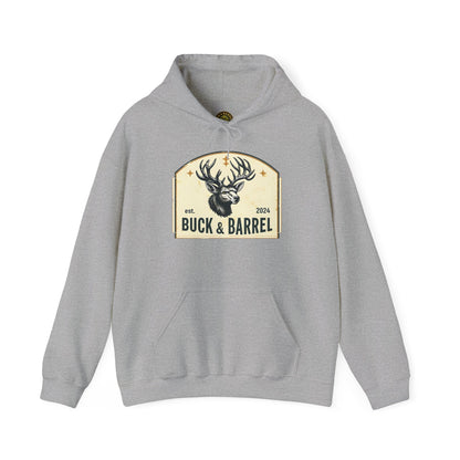 Buck & Barrel Unisex Heavy Blend Hoodie - Perfect for Outdoor Enthusiasts