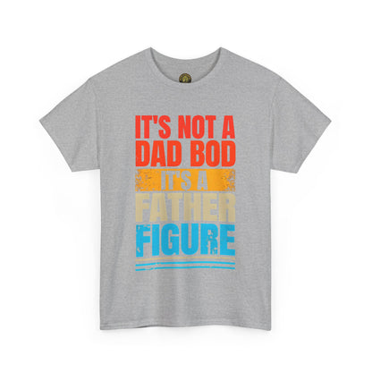 Father Figure Unisex Heavy Cotton Tee - Fun Dad Bod Graphic Tee