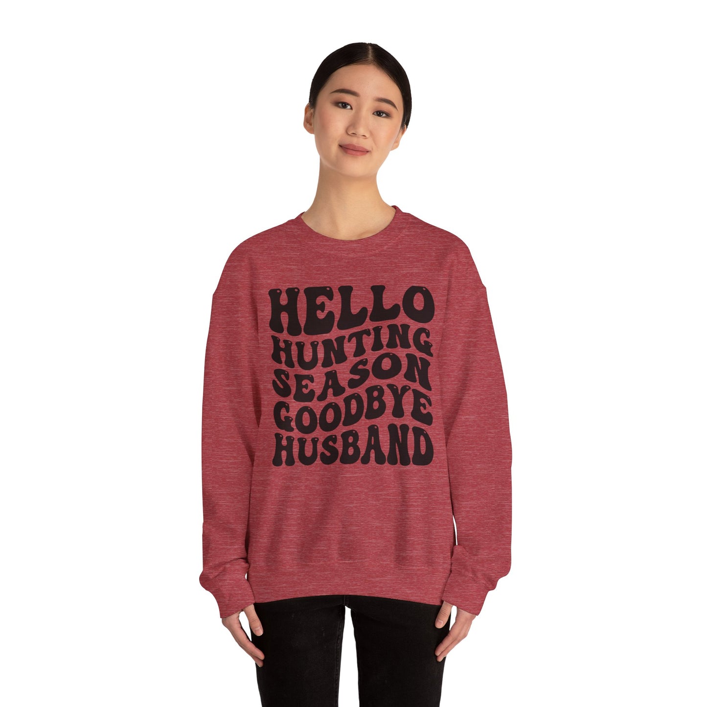 Hello Hunting Season Sweatshirt - Unisex Heavy Blend™ Crewneck