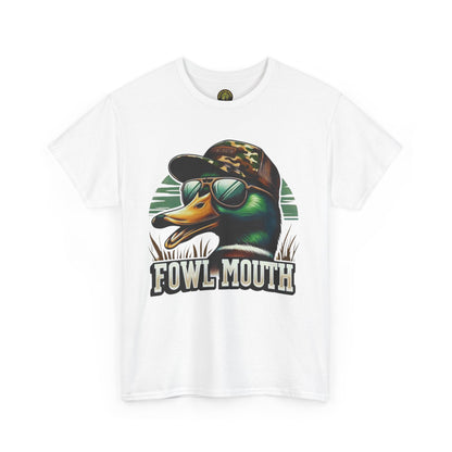 Fowl Mouth Duck Graphic Unisex Heavy Cotton Tee