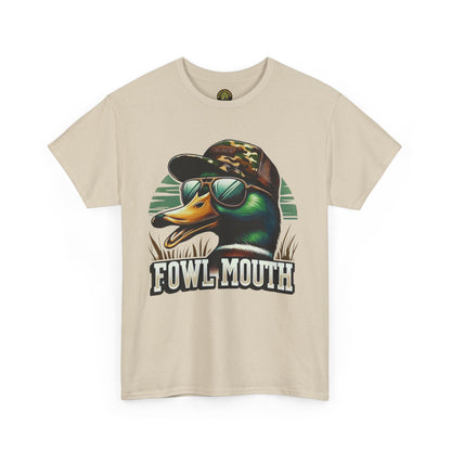 Fowl Mouth Duck Graphic Unisex Heavy Cotton Tee