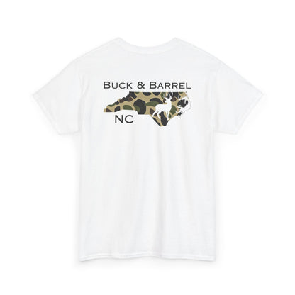 NC DEER heavy cotton Tee - Buck & Barrel NC Design