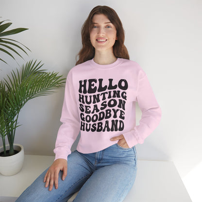 Hello Hunting Season Sweatshirt - Unisex Heavy Blend™ Crewneck