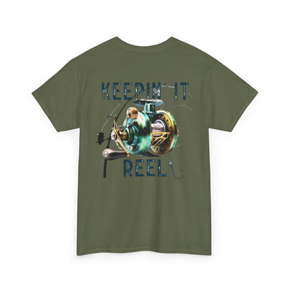 Funny Fishing T-Shirt - "Keepin' It Reel" Design