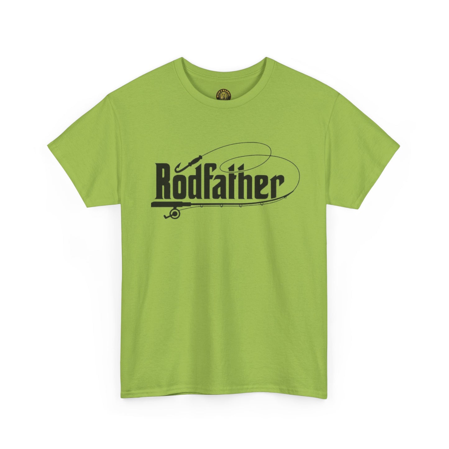 RodFather Fishing Tee - Unisex Heavy Cotton T-Shirt for Anglers