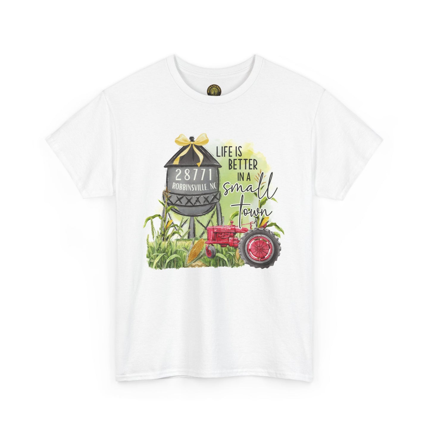 Small Town Tractor Cotton Tee