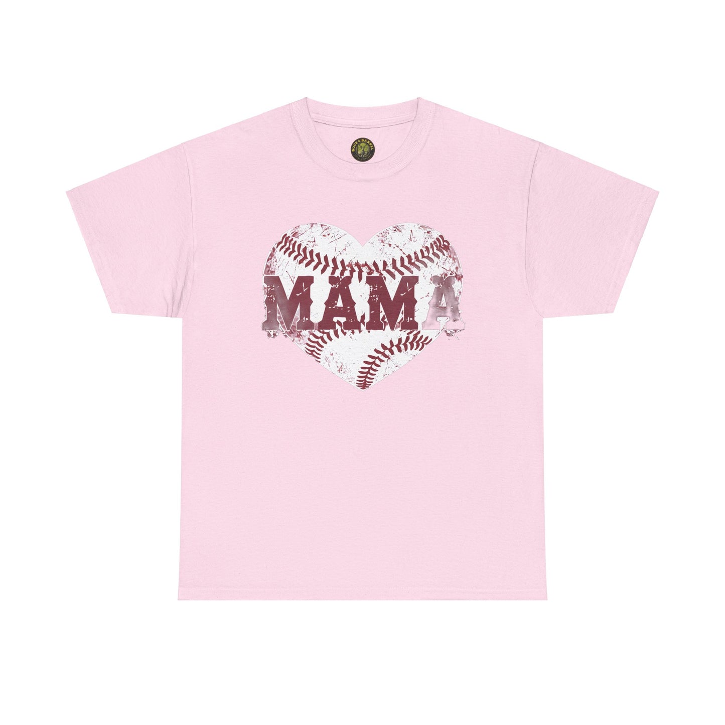 MAMA Baseball heart Unisex Heavy Cotton Tee