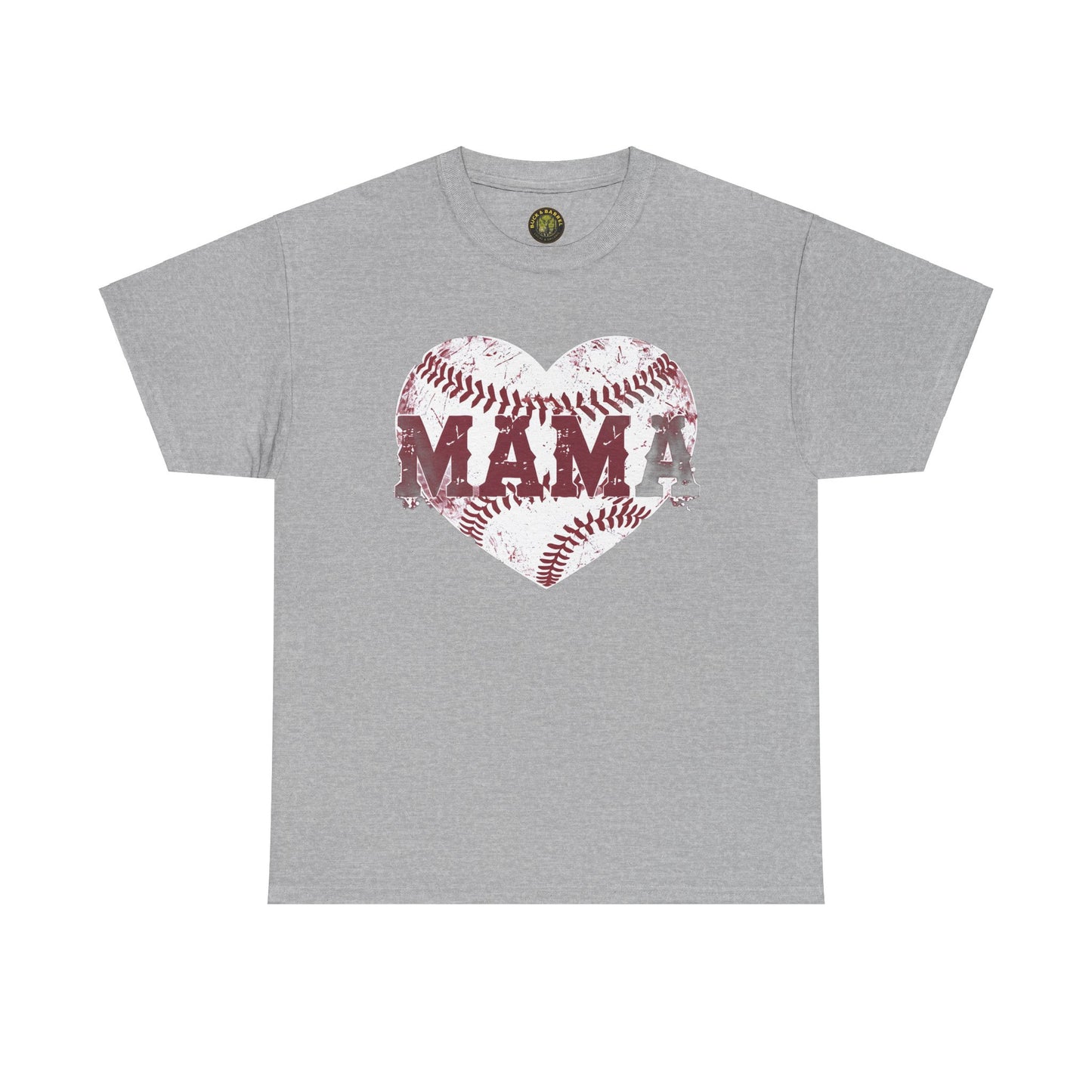 MAMA Baseball heart Unisex Heavy Cotton Tee