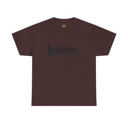 RodFather Fishing Tee - Unisex Heavy Cotton T-Shirt for Anglers